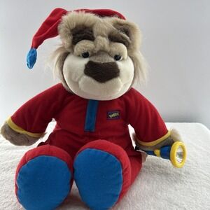 VTG 1997 Tyco Bedtime Bubba Talking Plush Sleeptime Bear W/ Flashlight Untested
